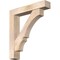 Ekena Millwork Balboa Block Smooth Bracket w/ Offset Brace, Douglas Fir, 7 1/2"W x 40"D x 44"H BKT0806X40X44BOA05SDF - alternate 1